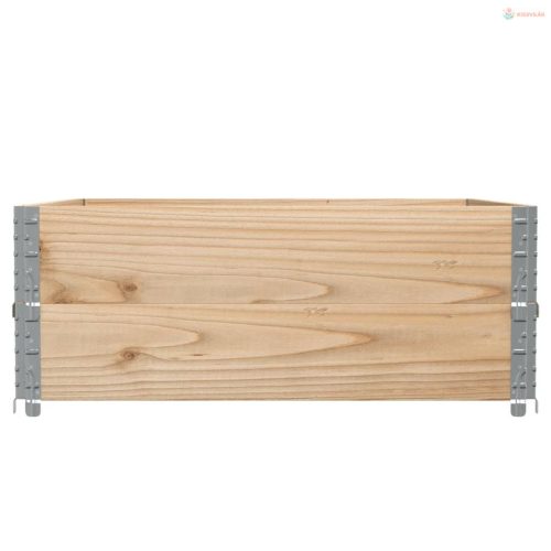 Tömör fenyő kerti virágláda 100 x 100 cm