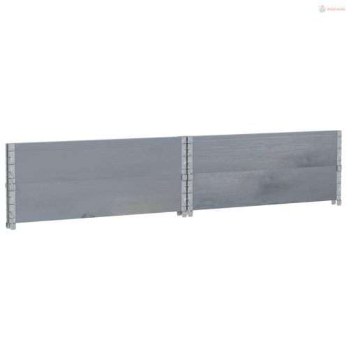 Szürke tömör fenyő kerti növénytartó 100 x 100 cm