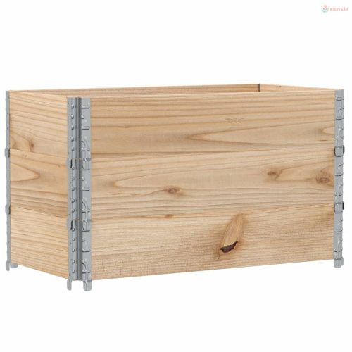 Tömör fenyőfa kerti növénytartó 100 x 50 cm