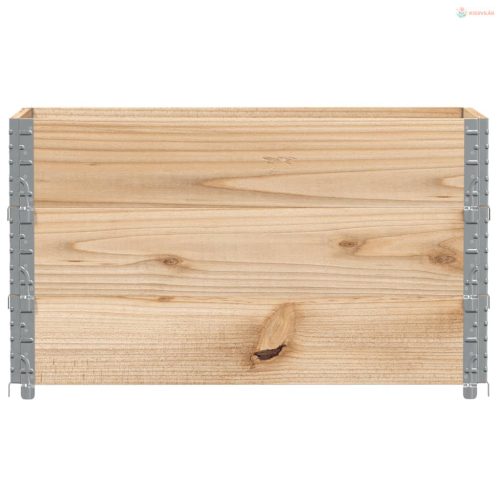 Tömör fenyőfa kerti növénytartó 100 x 50 cm