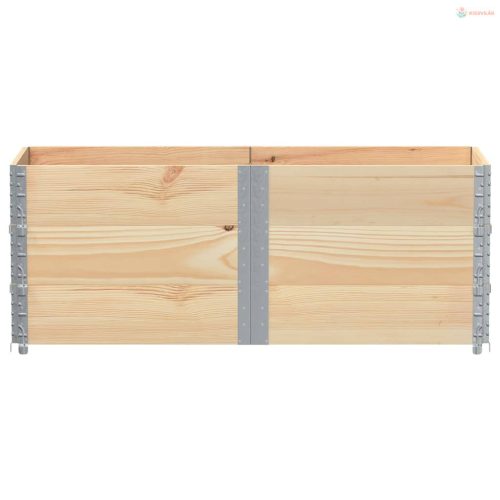 Tömör fenyőfa kerti virágláda 150 x 50 cm