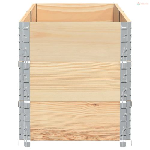 Tömör fenyőfa kerti virágláda 150 x 50 cm