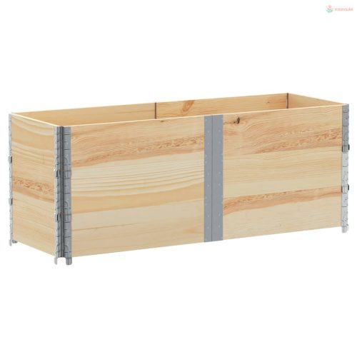 Tömör fenyőfa kerti virágláda 150 x 50 cm