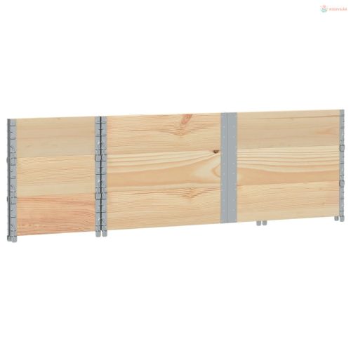 Tömör fenyőfa kerti virágláda 150 x 50 cm