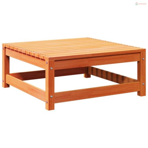 4 részes viaszbarna tömör fenyőfa kerti kanapészett