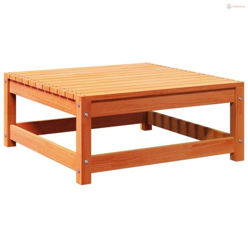 4 részes viaszbarna tömör fenyőfa kerti kanapészett