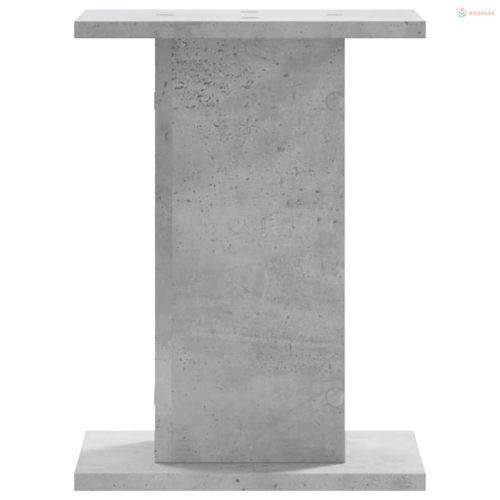 2 db betonszürke szerelt fa növénytartó állvány 30 x 30 x 40 cm