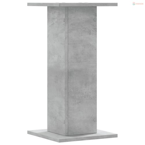 2 db betonszürke szerelt fa növénytartó állvány 30 x 30 x 60 cm