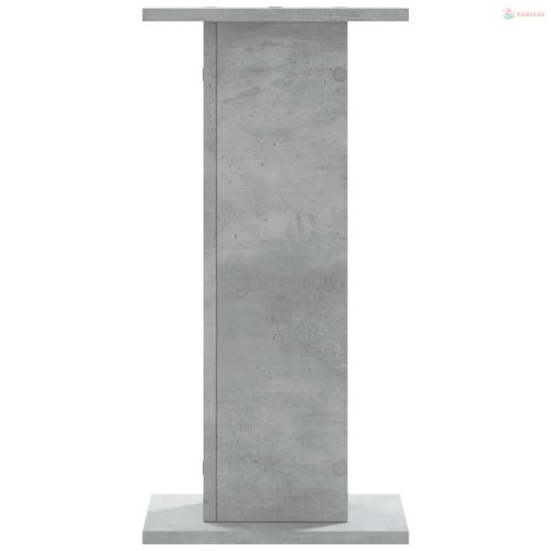 2 db betonszürke szerelt fa növénytartó állvány 30 x 30 x 60 cm