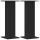 2 db fekete szerelt fa növénytartó állvány 30 x 30 x 80 cm