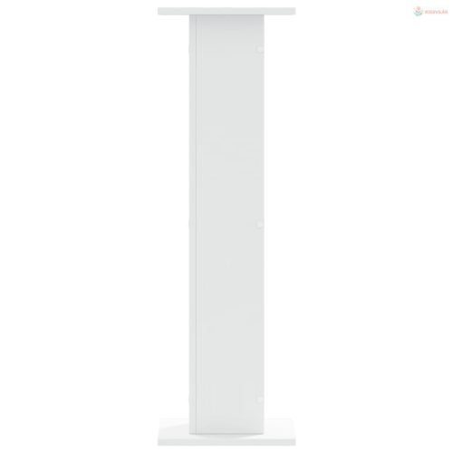 2 db fehér szerelt fa növénytartó állvány 30 x 30 x 95 cm