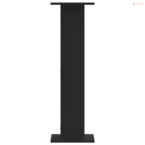 2 db fekete szerelt fa növénytartó állvány 30 x 30 x 95 cm