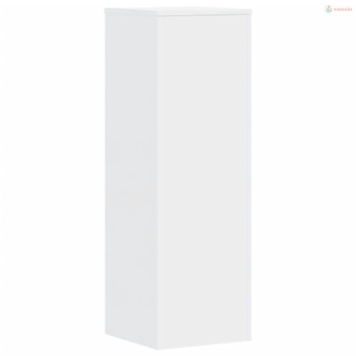 2 db fehér szerelt fa növénytartó állvány 33 x 33 x 100 cm