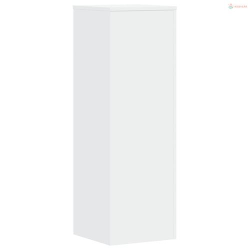 2 db fehér szerelt fa növénytartó állvány 33 x 33 x 100 cm