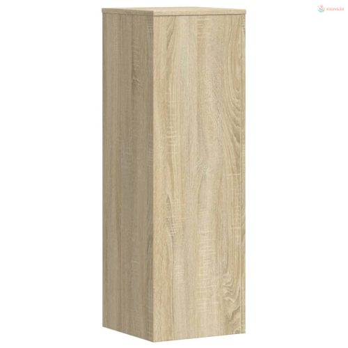 2 db sonoma tölgy szerelt fa növénytartó állvány 33x33x100 cm