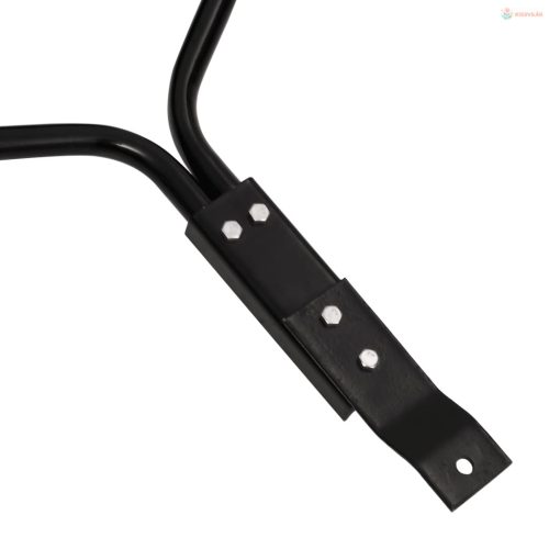 Fekete vas kerti fűhenger szellőztető tüskékkel 63 L