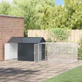   Madár kalitka Antracit 416,5 x 103 x 142 cm Horganyzott acél