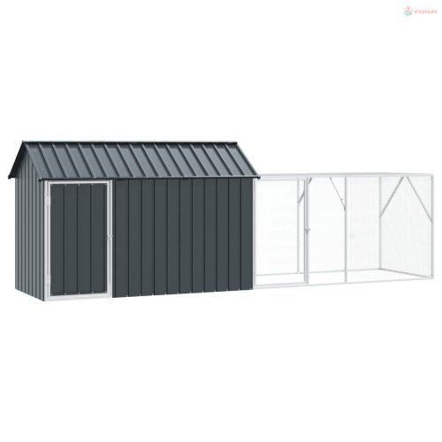 Madár kalitka Antracit 416,5 x 103 x 142 cm Horganyzott acél