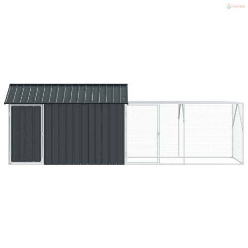 Madár kalitka Antracit 416,5 x 103 x 142 cm Horganyzott acél