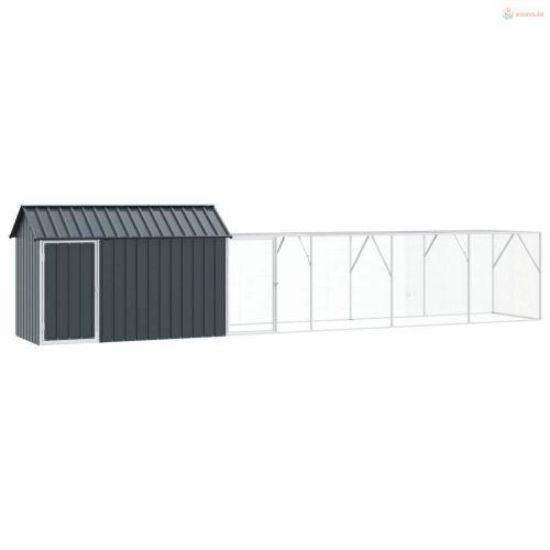 Madár kalitka Antracit 619 x 111 x 142 cm Horganyzott acél