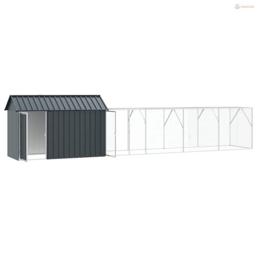 Madár kalitka Antracit 619 x 111 x 142 cm Horganyzott acél