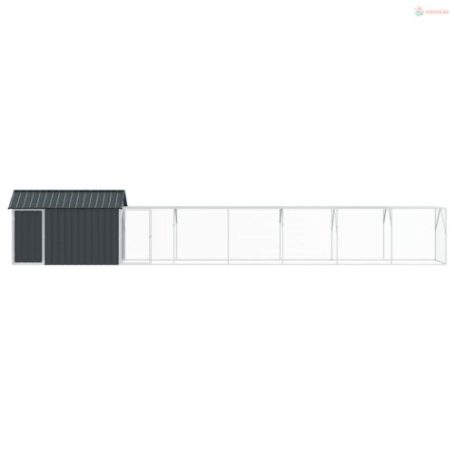 Madár kalitka Antracit 821,5 x 111 x 142 cm Horganyzott acél