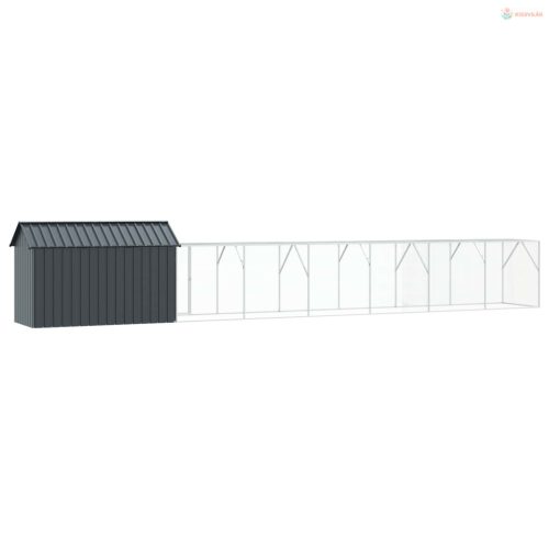 Madár kalitka Antracit 821,5 x 111 x 142 cm Horganyzott acél