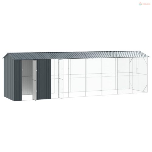 Madár kalitka Antracit 860 x 208 x 247 cm Horganyzott acél