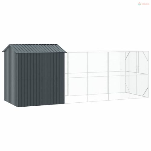 Madár kalitka Antracit 621 x 208 x 247 cm Horganyzott acél