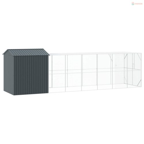 Madár kalitka Antracit 824 x 208 x 247 cm Horganyzott acél