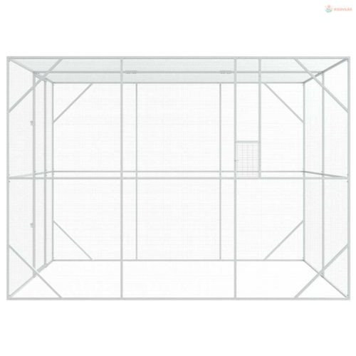 Madár kalitka Antracit 210 x 304 x 213 cm Horganyzott acél