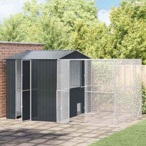 Madár kalitka Antracit 425 x 304 x 247 cm Horganyzott acél