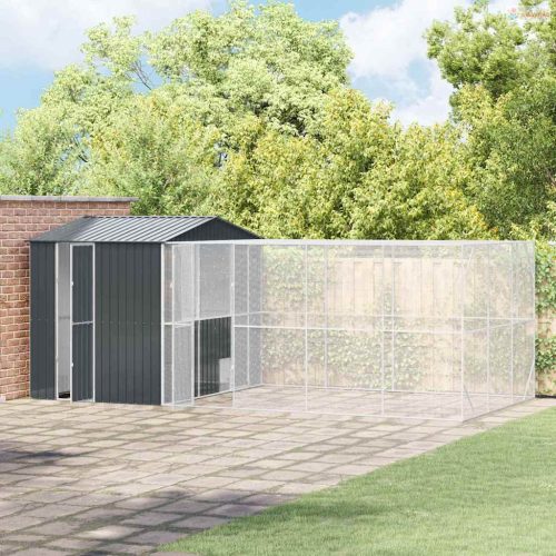 Madár kalitka Antracit 635 x 304 x 247 cm Horganyzott acél