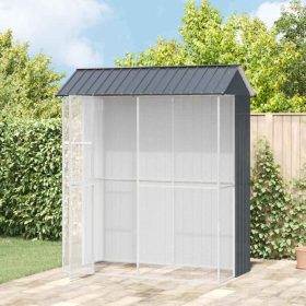 Madár kalitka Antracit 215 x 110 x 247 cm Horganyzott acél