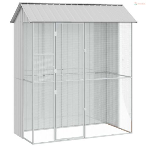 Madár kalitka Szürke 215 x 110 x 247 cm Horganyzott acél