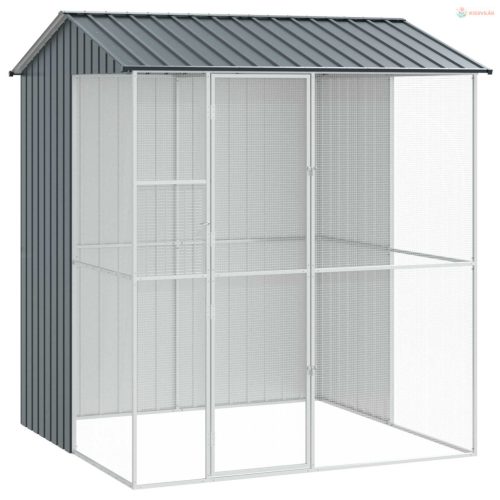 Madár kalitka Antracit 215 x 210 x 247 cm Horganyzott acél