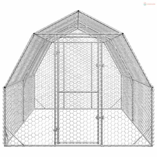 Csirkefuttató 2,5x4x2,25 m horganyzott acél