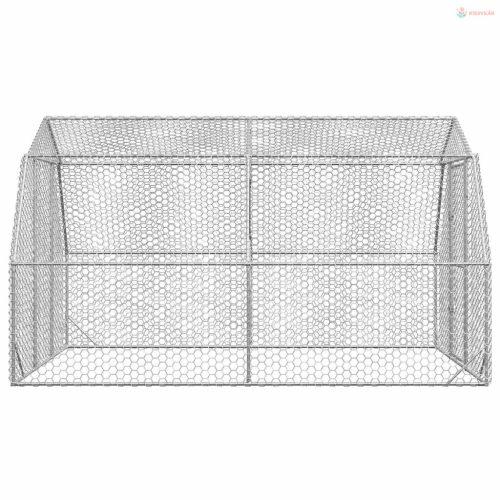 Csirkefuttató 2,5x4x2,25 m horganyzott acél