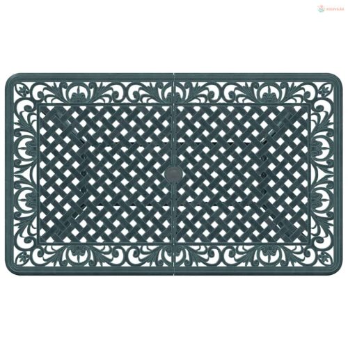 Kert étkező szett 5 pcs Zöld Alumínium