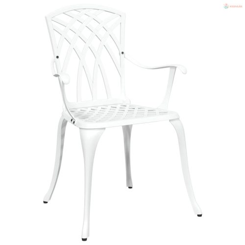 Kert étkező szett 7 pcs Fehér Alumínium