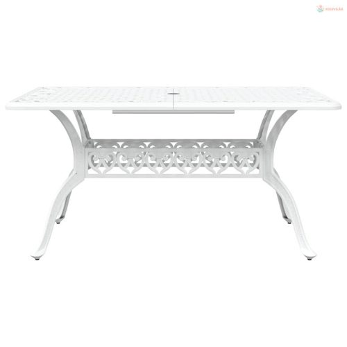 Kert étkező szett 7 pcs Fehér Alumínium