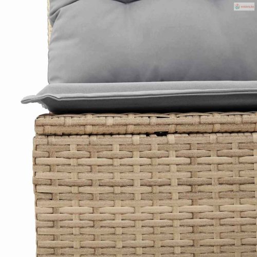 Kerti Kanapé Szett 13 pcs Bézs polirattan