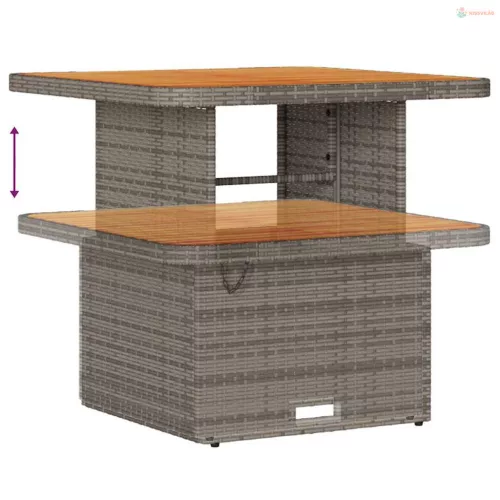 Kerti Kanapé Szett párnával tárolóval 12 pcs Szürke