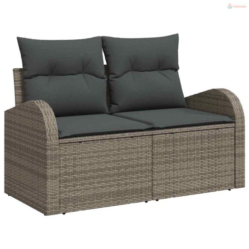 Kerti Kanapé Szett párnával tárolóval 14 pcs Szürke