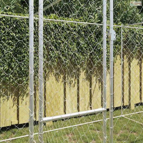 Kutyaketrec Ezüst 600 x 200 x 200 cm Horganyzott acél