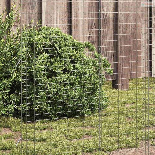 Csirkeketrec 2 pcs Ezüst 600 x 100 x 210 cm Horganyzott acél