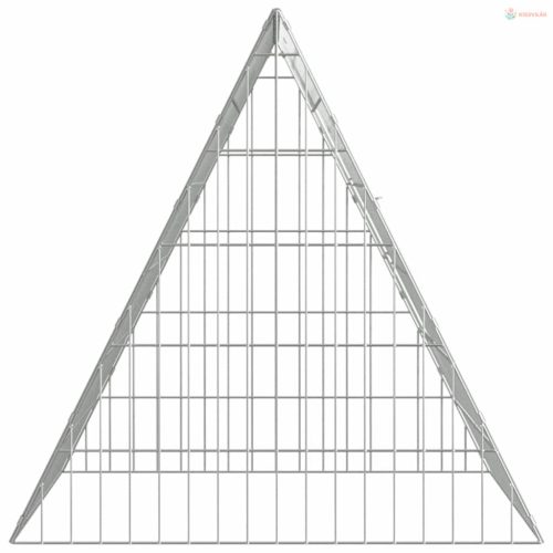 Csirkeketrec Ezüst 110 x 55 x 55 cm Horganyzott acél