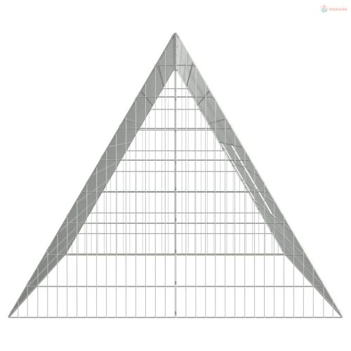 Csirkeketrec Ezüst 215 x 100 x 85 cm Horganyzott acél