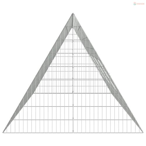 Csirkeketrec Ezüst 430 x 100 x 85 cm Horganyzott acél