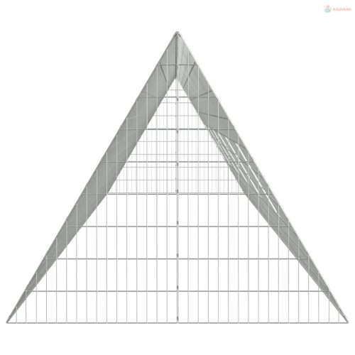 Csirkeketrec Ezüst 650 x 100 x 85 cm Horganyzott acél